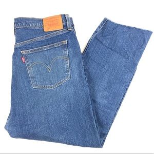 Vintage Levi’s men’s Big E Cut off jeans 34W 26L